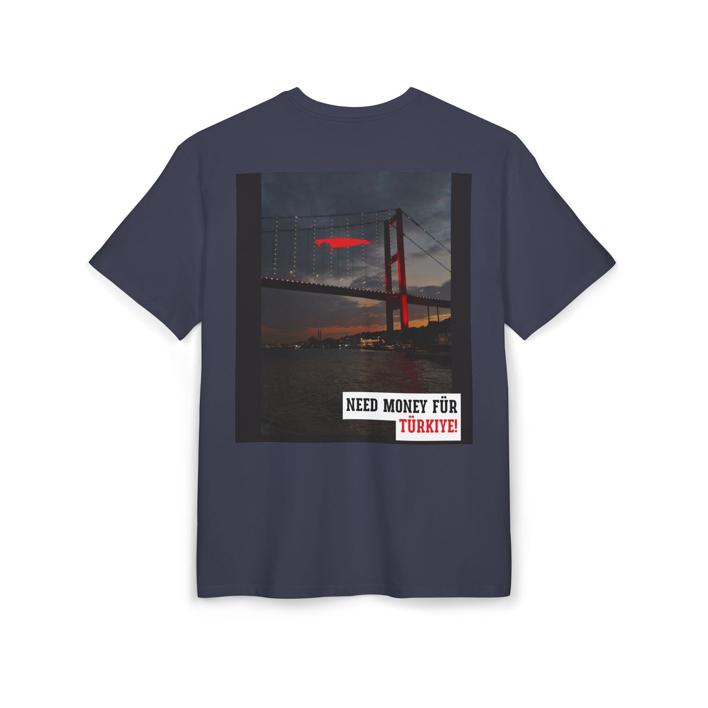 Need Money Für Türkyie Unisex Heavy Oversize T-Shirt