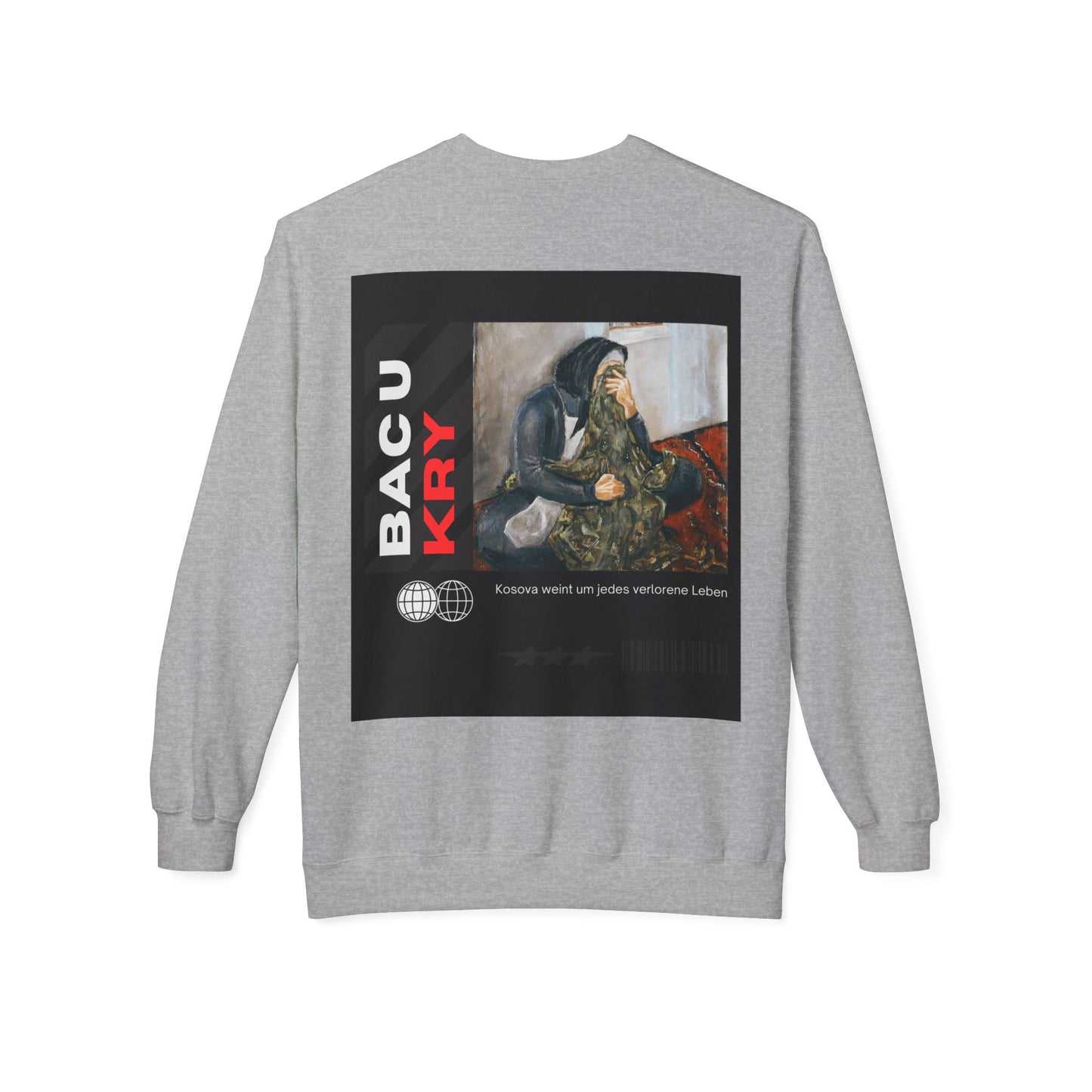 Bac U Kry Unisex Midweight Casual Wear