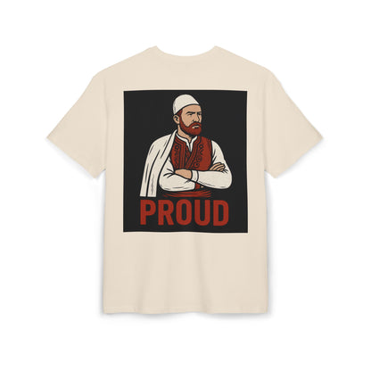 Traditional Albo Unisex Heavy Oversize T-Shirt