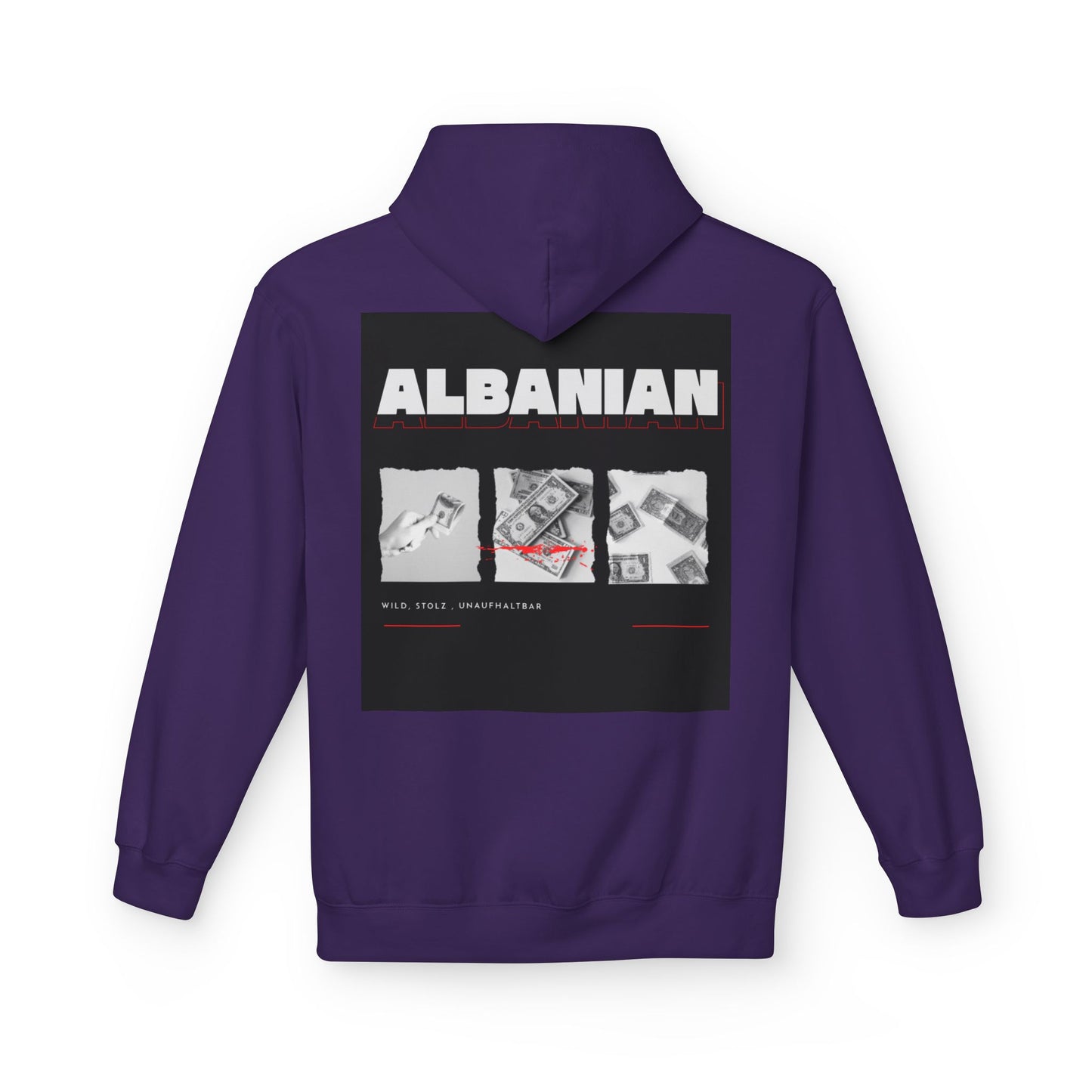 Albanian Money Unisex Midweight Fleece Hoodie
