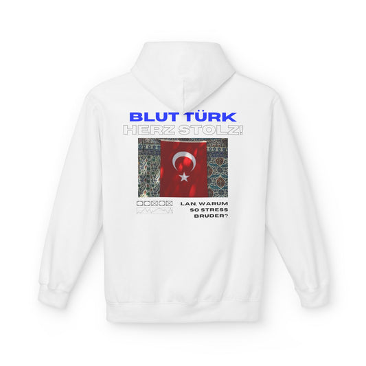 Blut Türk Unisex Midweight Fleece Hoodie