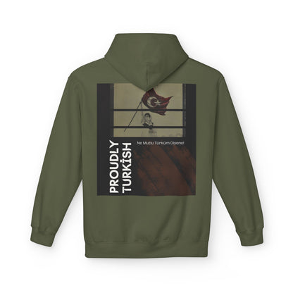 Proudly Turkish Unisex Midweight Fleece Hoodie