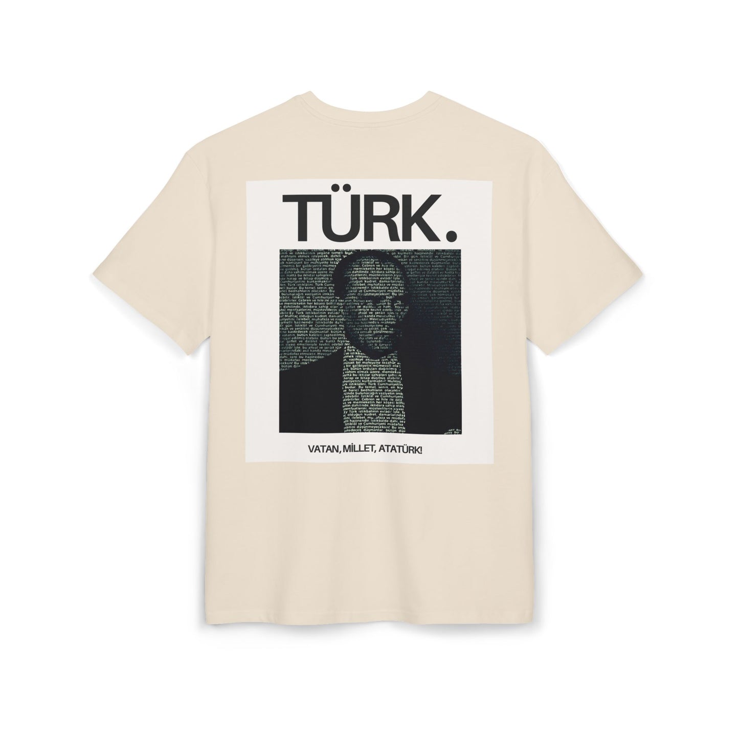 Ataturk Proud Turk Unisex Heavy Oversize T-Shirt