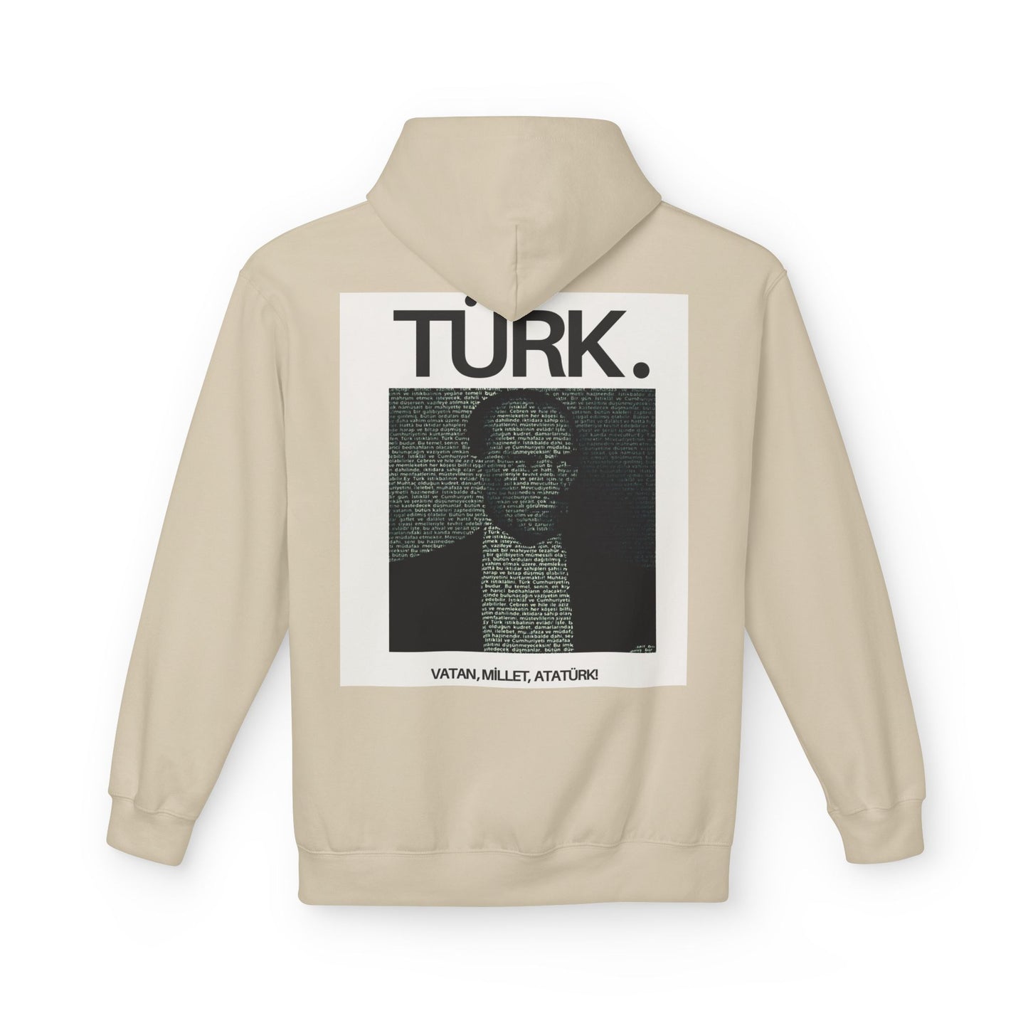 Ataturk Proud Turk Unisex Midweight Fleece Hoodie