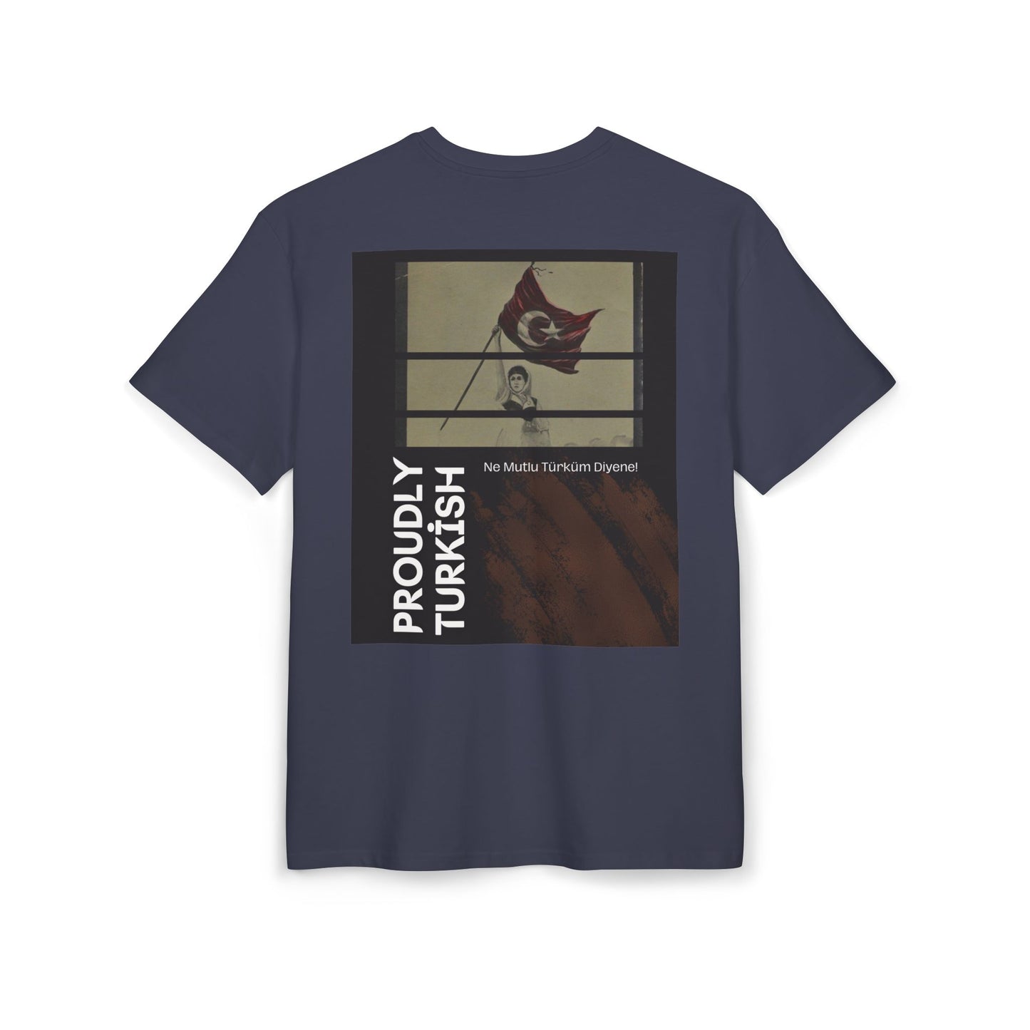 Proudly Turkish Unisex Heavy Oversize T-Shirt