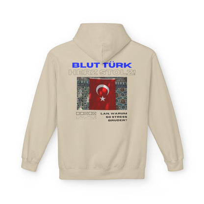 Blut Türk Unisex Midweight Fleece Hoodie