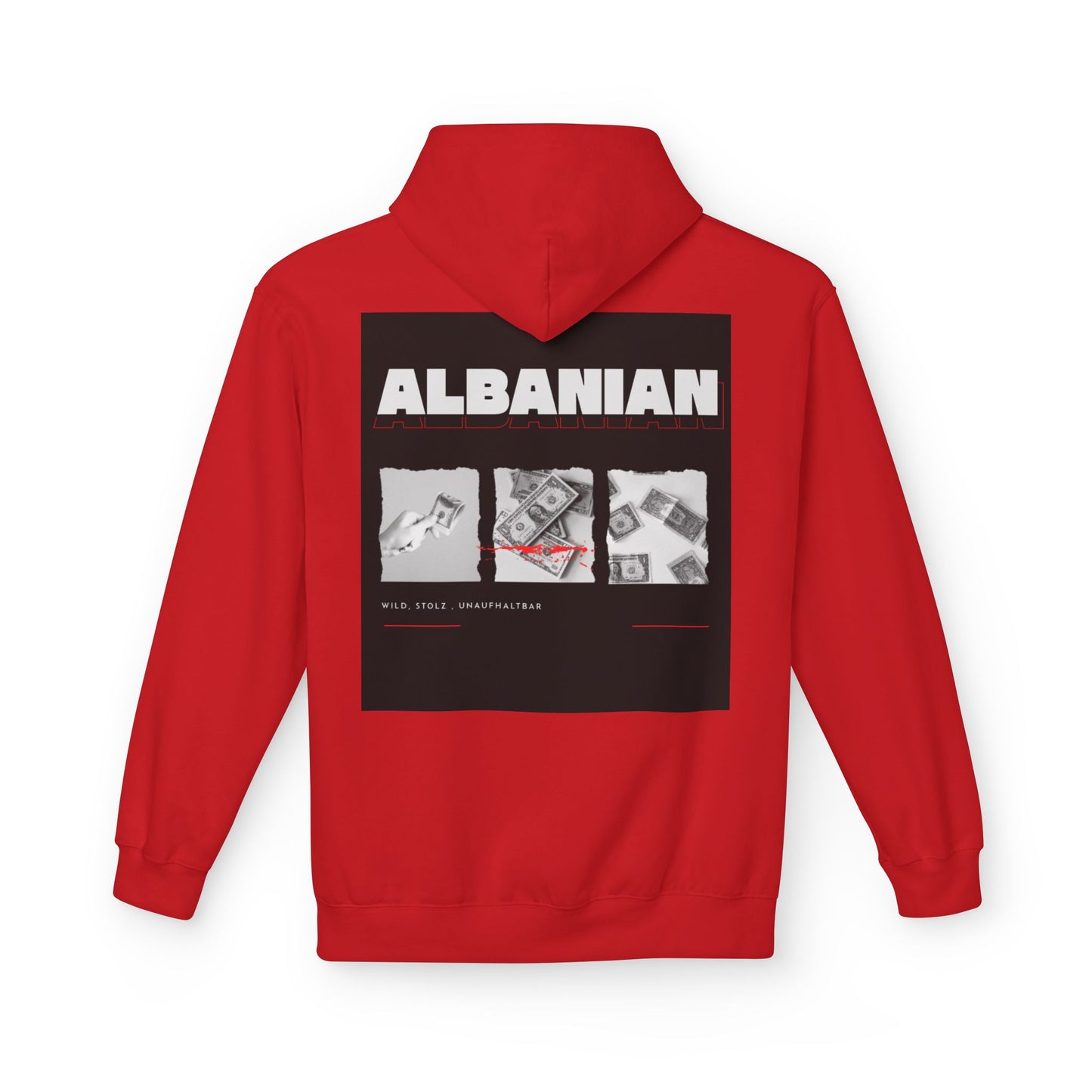 Albanian Money Unisex Midweight Fleece Hoodie