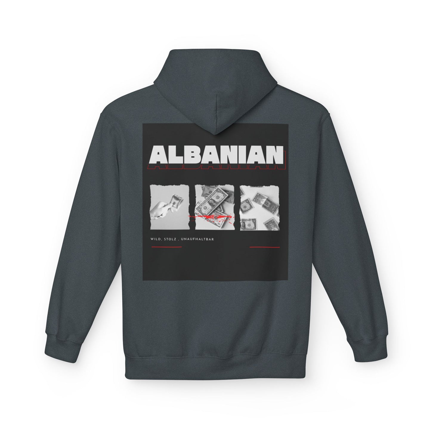 Albanian Money Unisex Midweight Fleece Hoodie