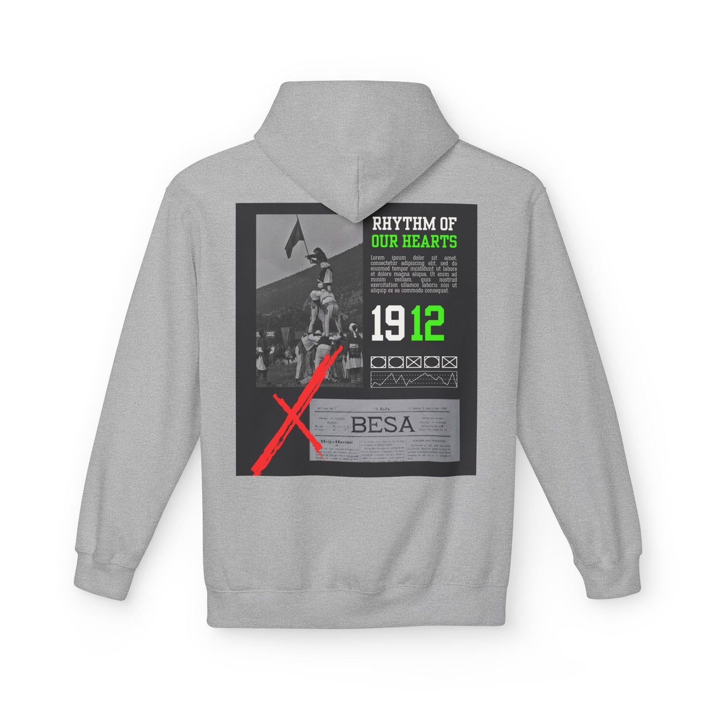 Albanian Day Unisex Midweight Fleece Hoodie