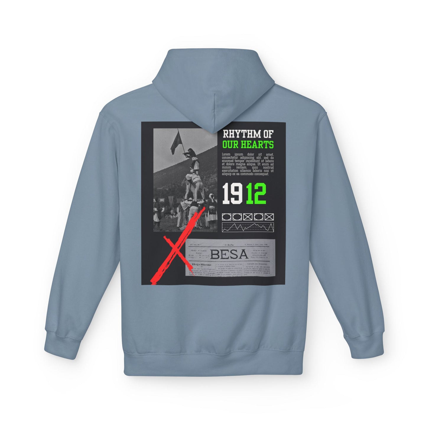 Albanian Day Unisex Midweight Fleece Hoodie