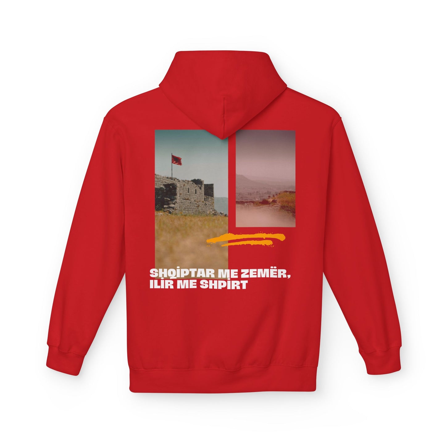 Albanian Land Unisex Midweight Fleece Hoodie