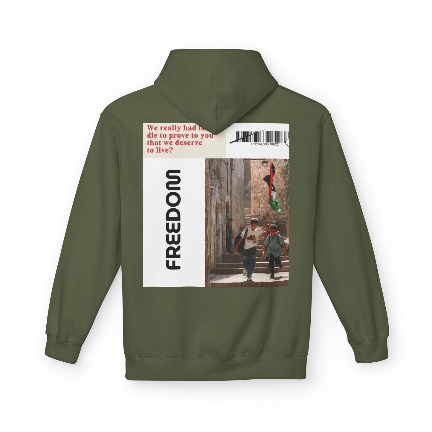 Palestine Freedom Unisex Midweight Fleece Hoodie