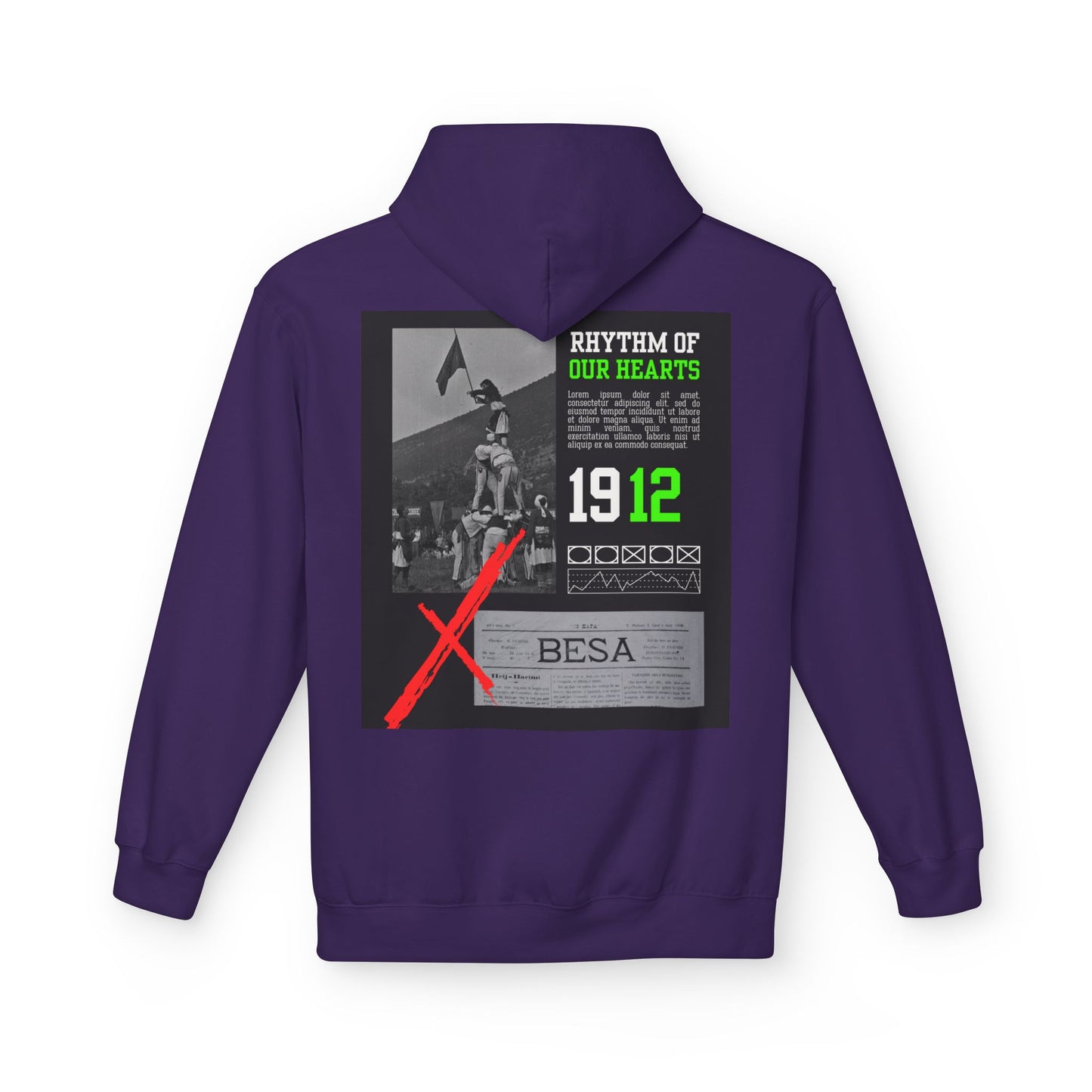 Albanian Day Unisex Midweight Fleece Hoodie