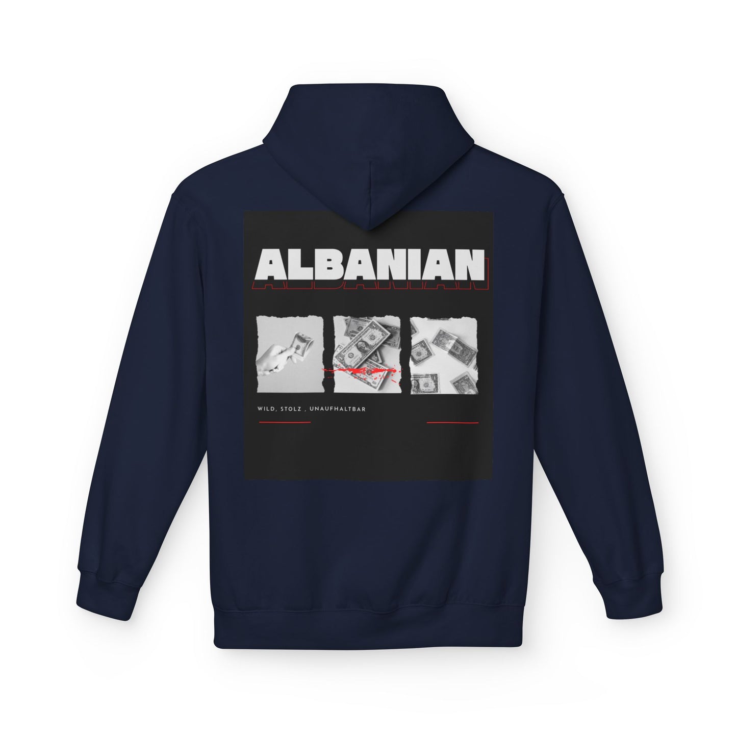 Albanian Money Unisex Midweight Fleece Hoodie