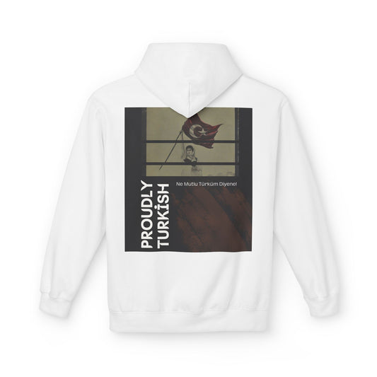 Proudly Turkish Unisex Midweight Fleece Hoodie