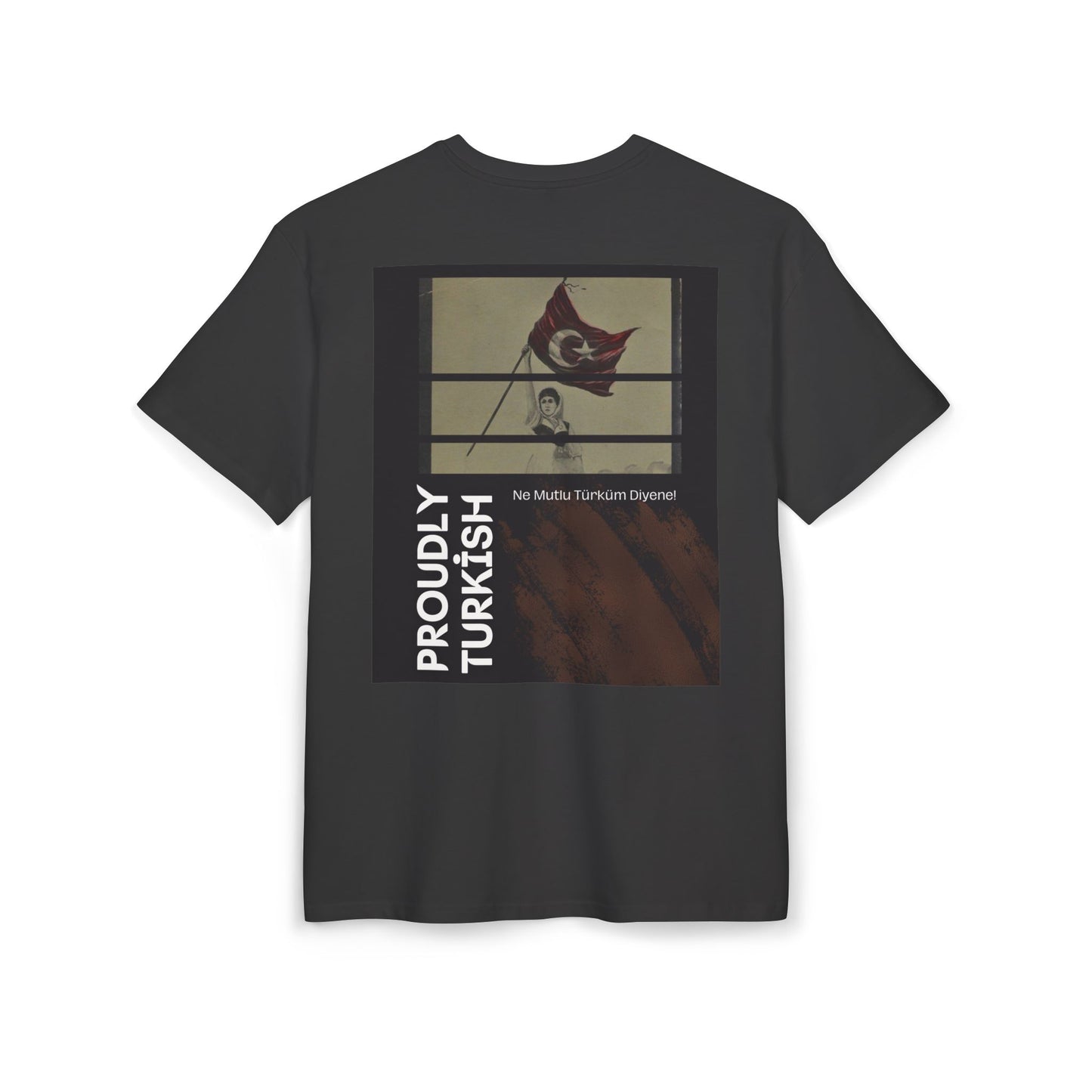 Proudly Turkish Unisex Heavy Oversize T-Shirt