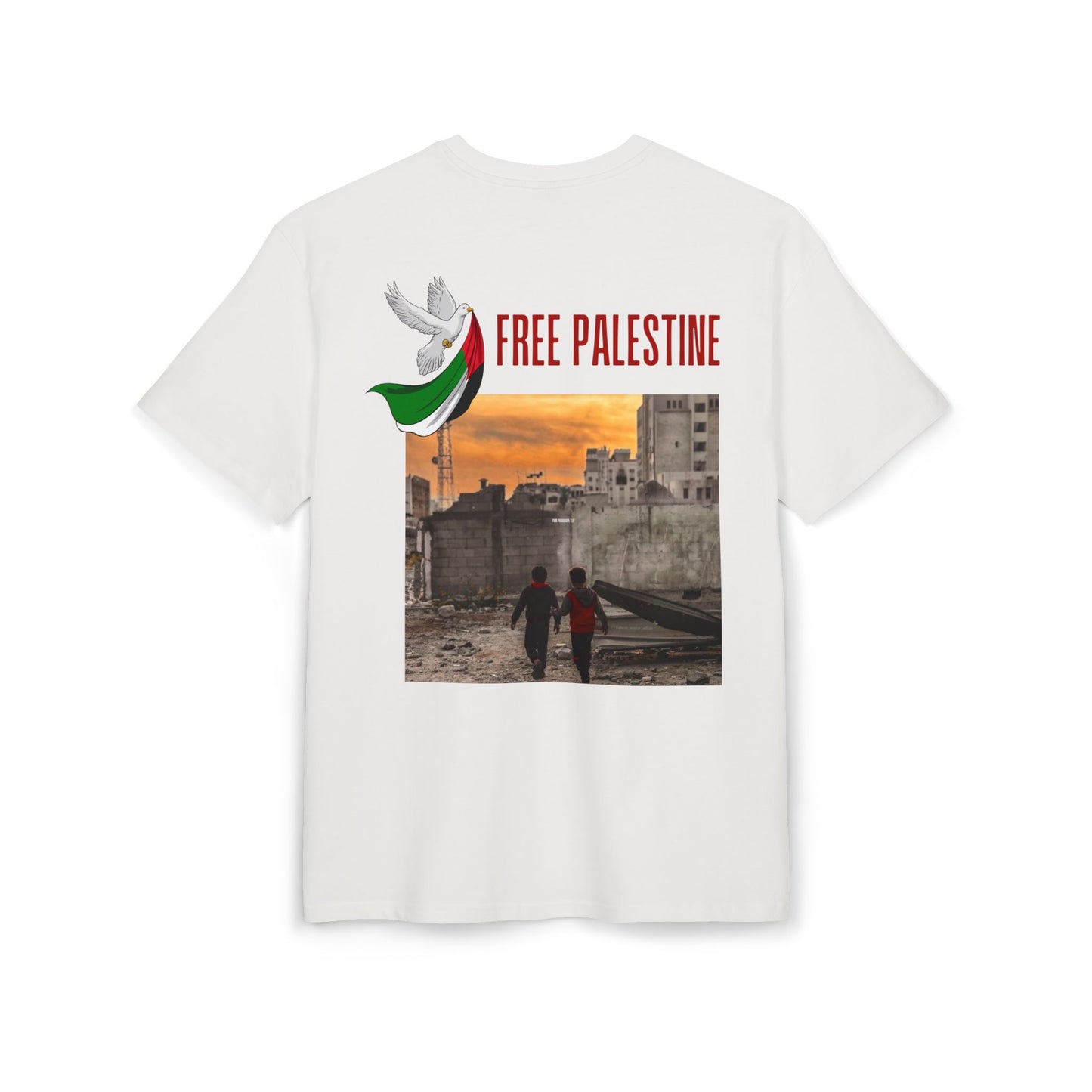 Free Palestine Unisex Heavy Oversize T-Shirt