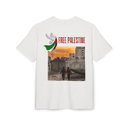 Free Palestine Unisex Heavy Oversize T-Shirt