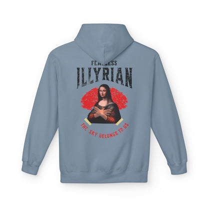 Illyrian Mona Lisa Unisex Midweight Fleece Hoodie
