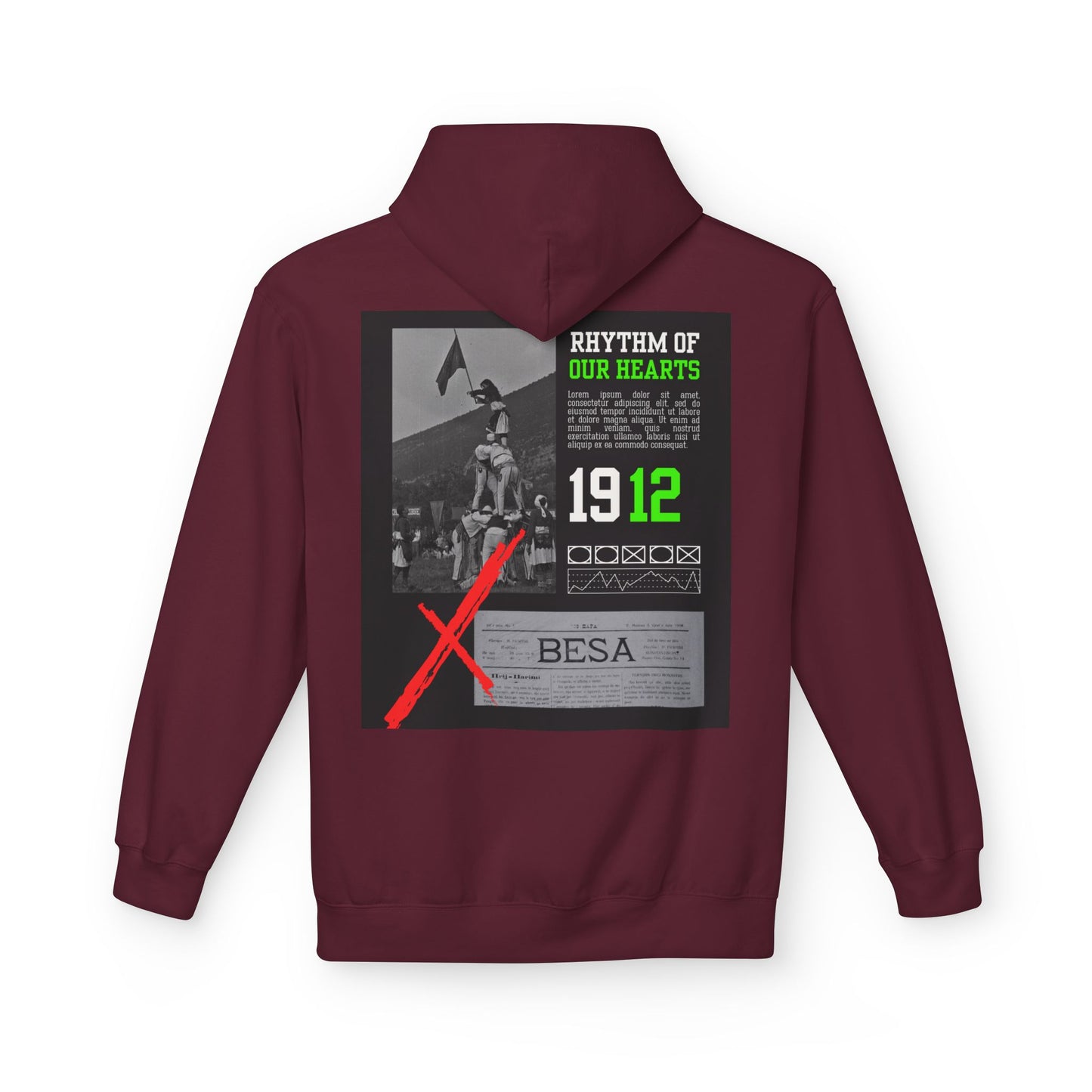 Albanian Day Unisex Midweight Fleece Hoodie