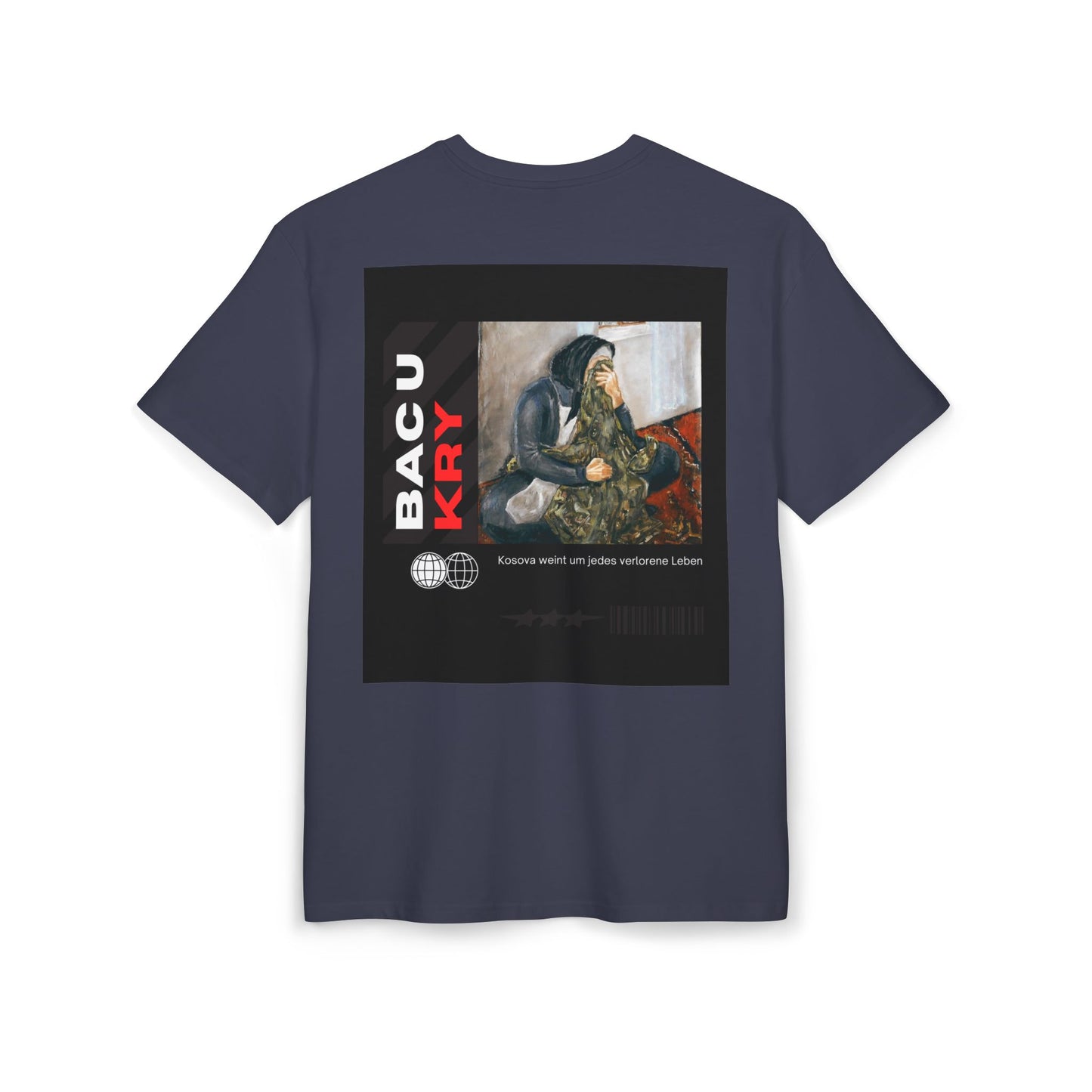 Bac U Kry Unisex Heavy Oversize T-Shirt