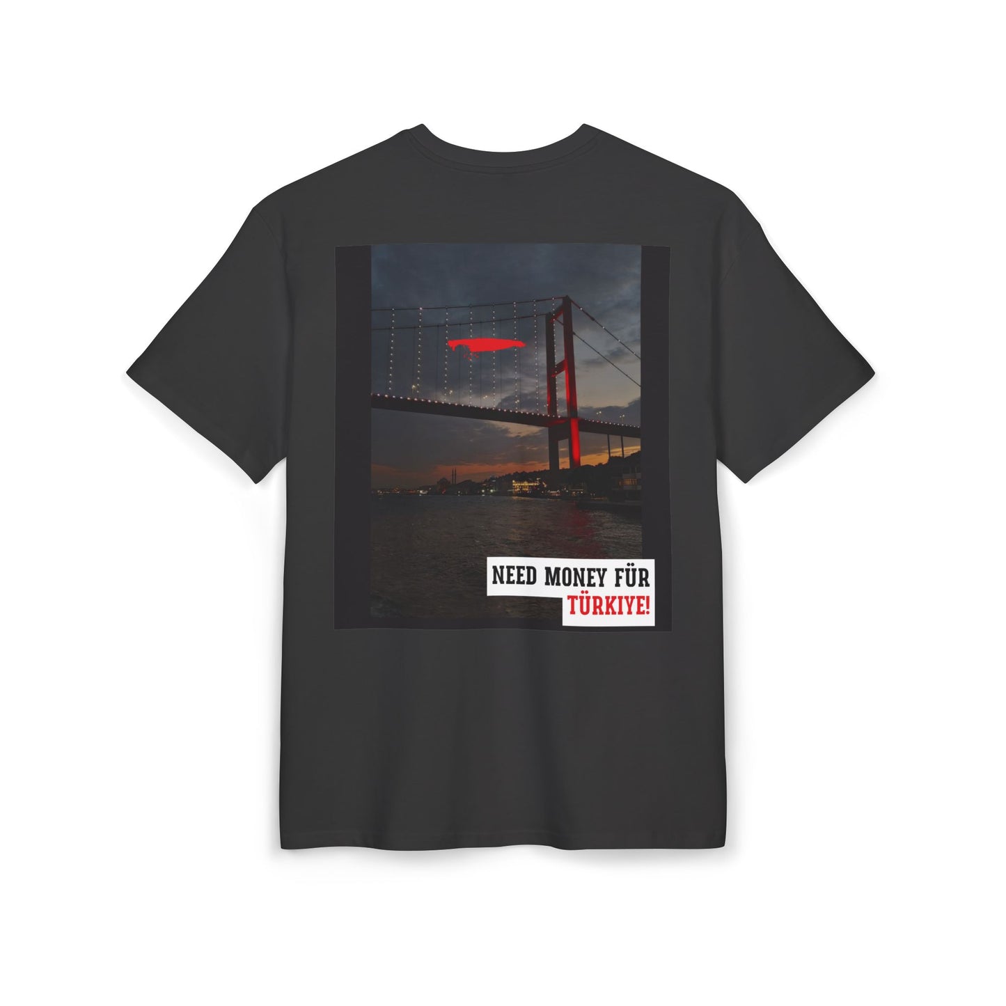 Need Money Für Türkyie Unisex Heavy Oversize T-Shirt