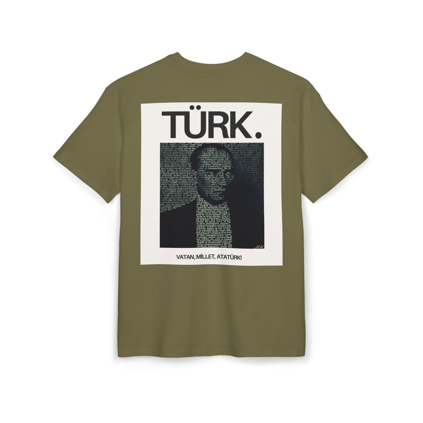 Ataturk Proud Turk Unisex Heavy Oversize T-Shirt