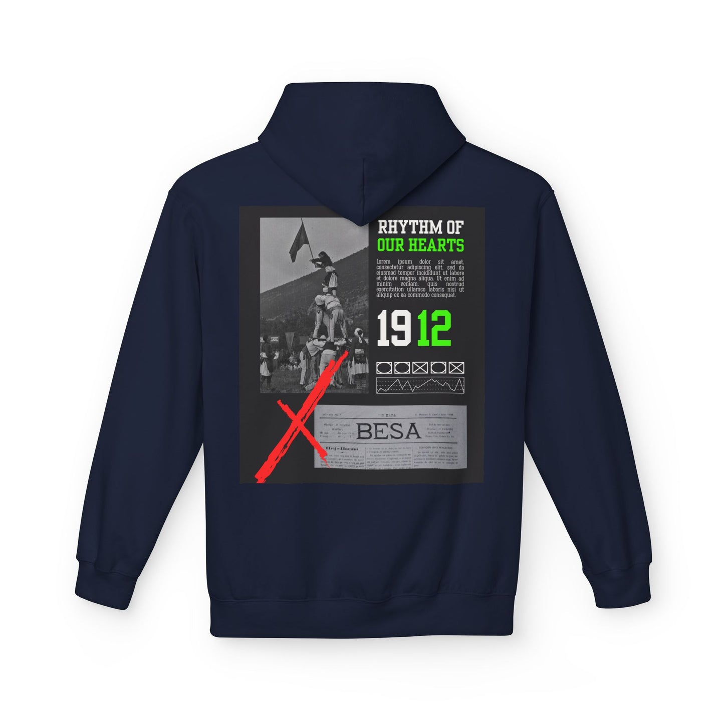 Albanian Day Unisex Midweight Fleece Hoodie