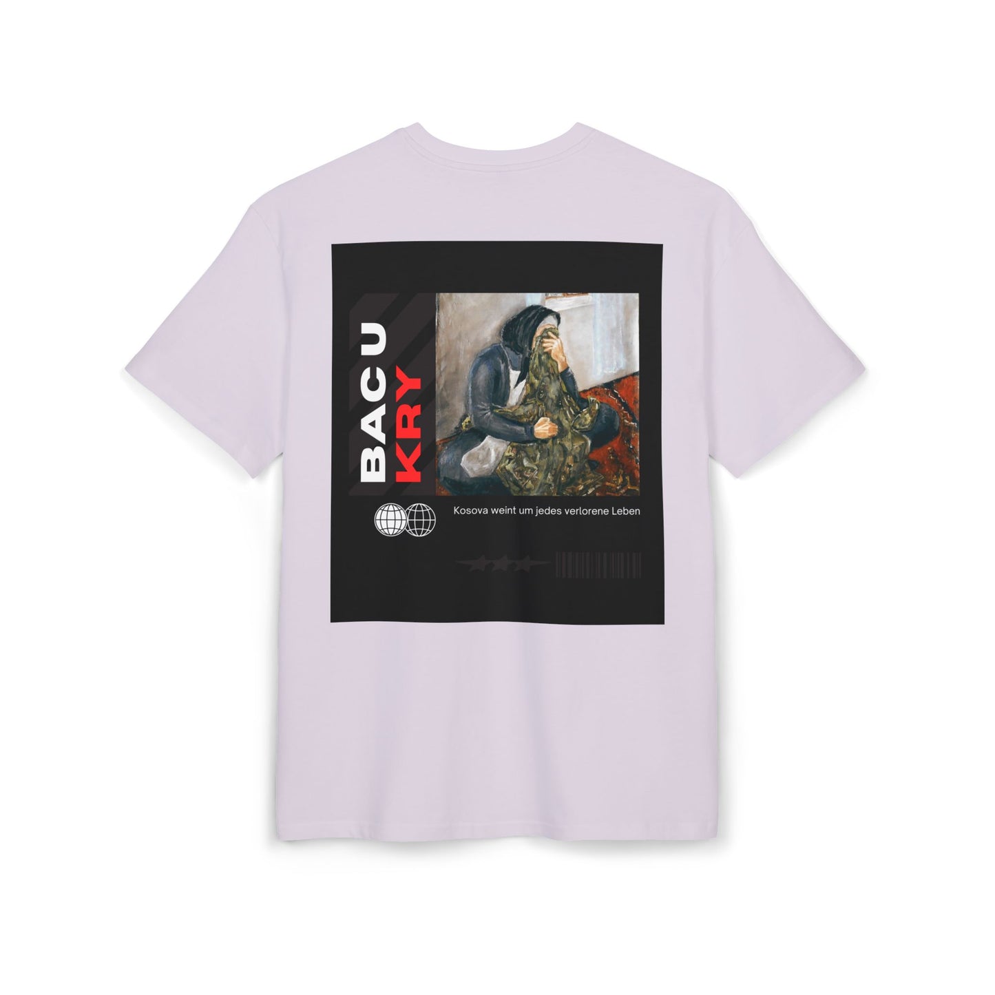 Bac U Kry Unisex Heavy Oversize T-Shirt