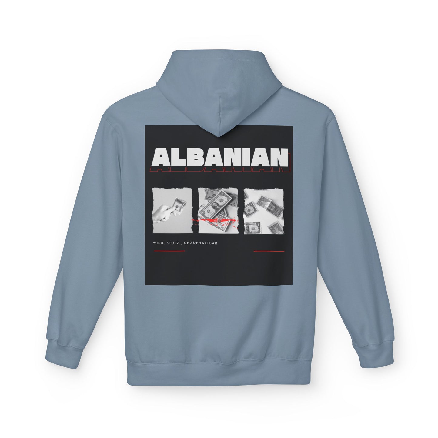 Albanian Money Unisex Midweight Fleece Hoodie