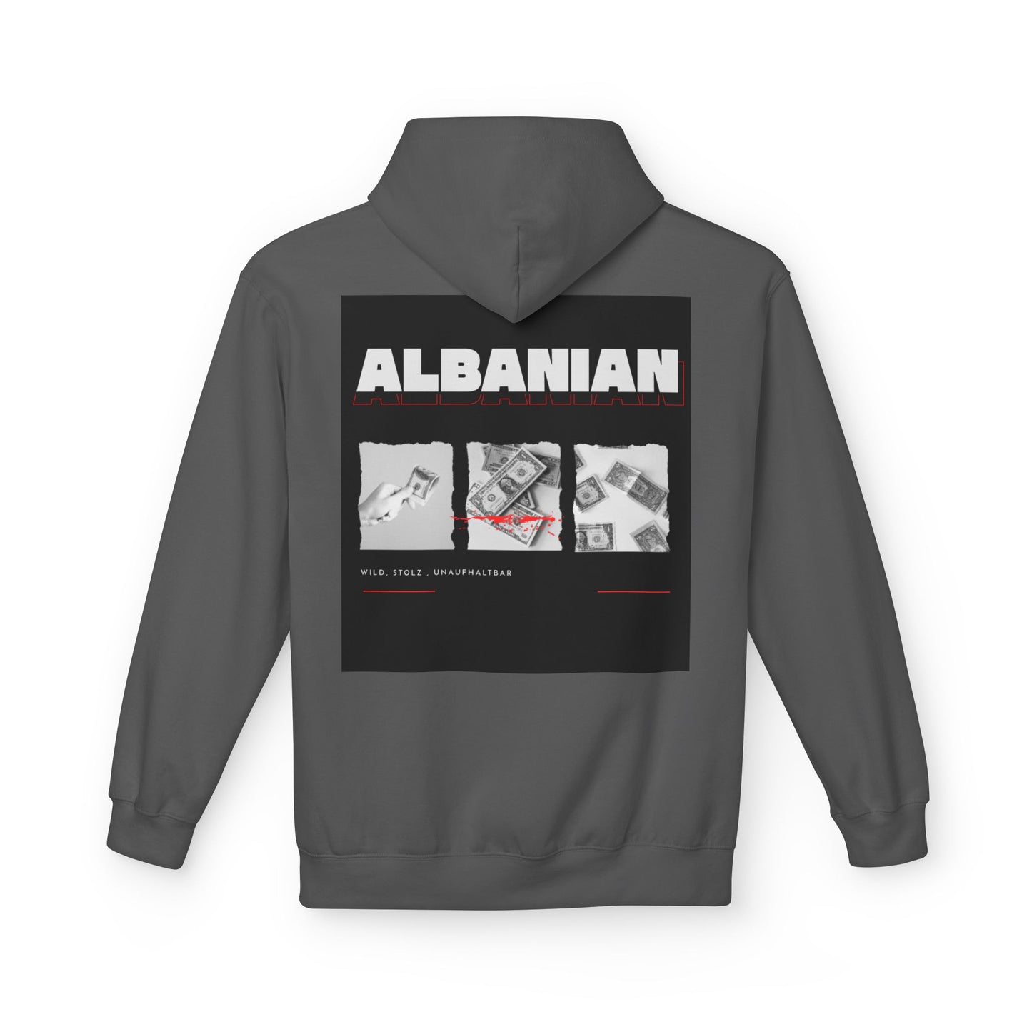 Albanian Money Unisex Midweight Fleece Hoodie