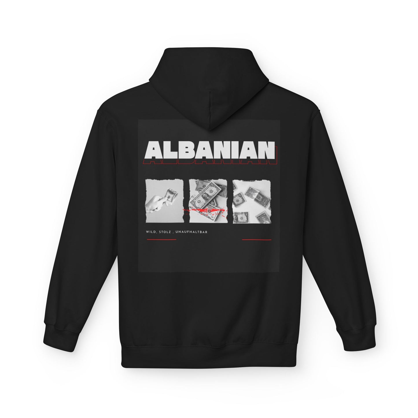 Albanian Money Unisex Midweight Fleece Hoodie