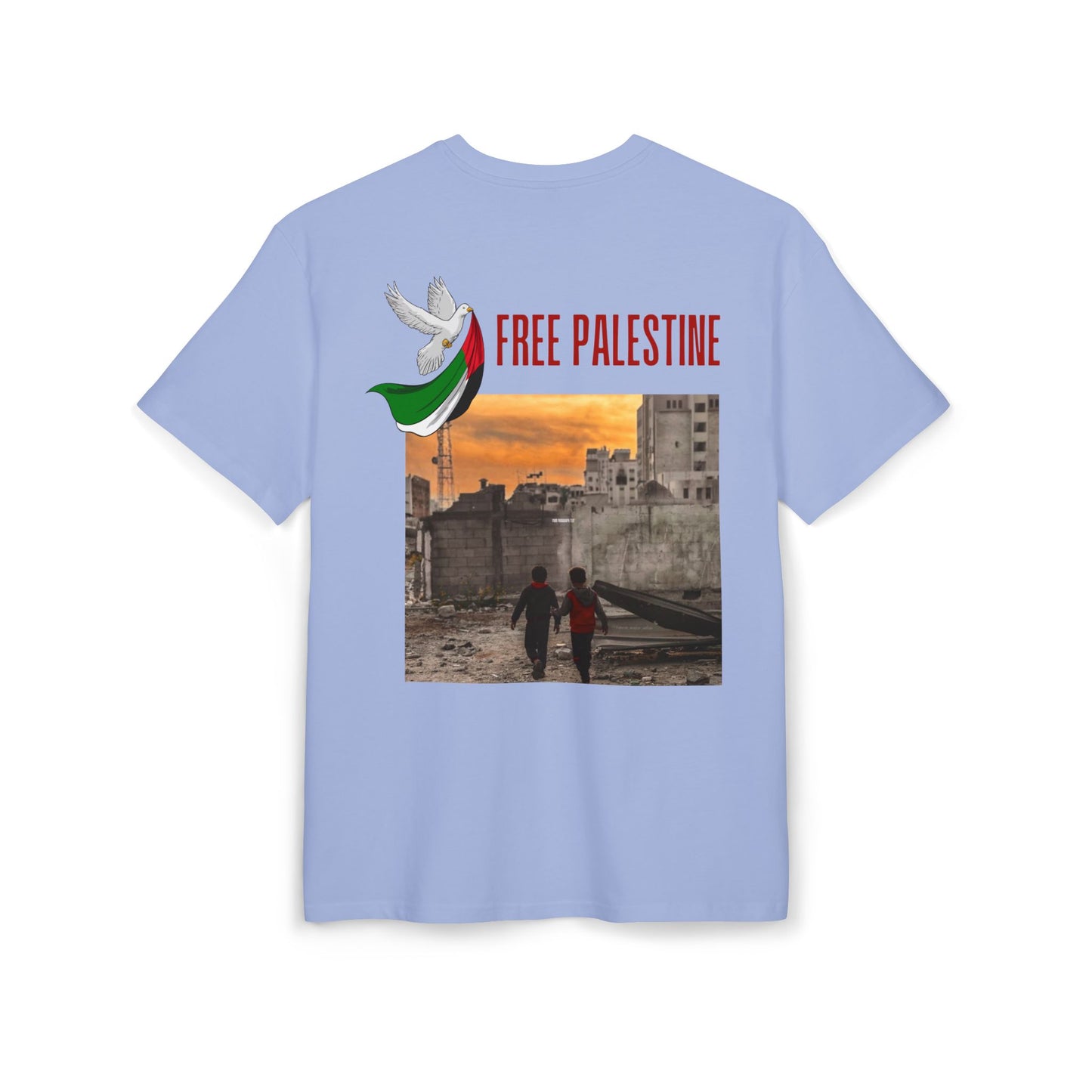 Free Palestine Unisex Heavy Oversize T-Shirt