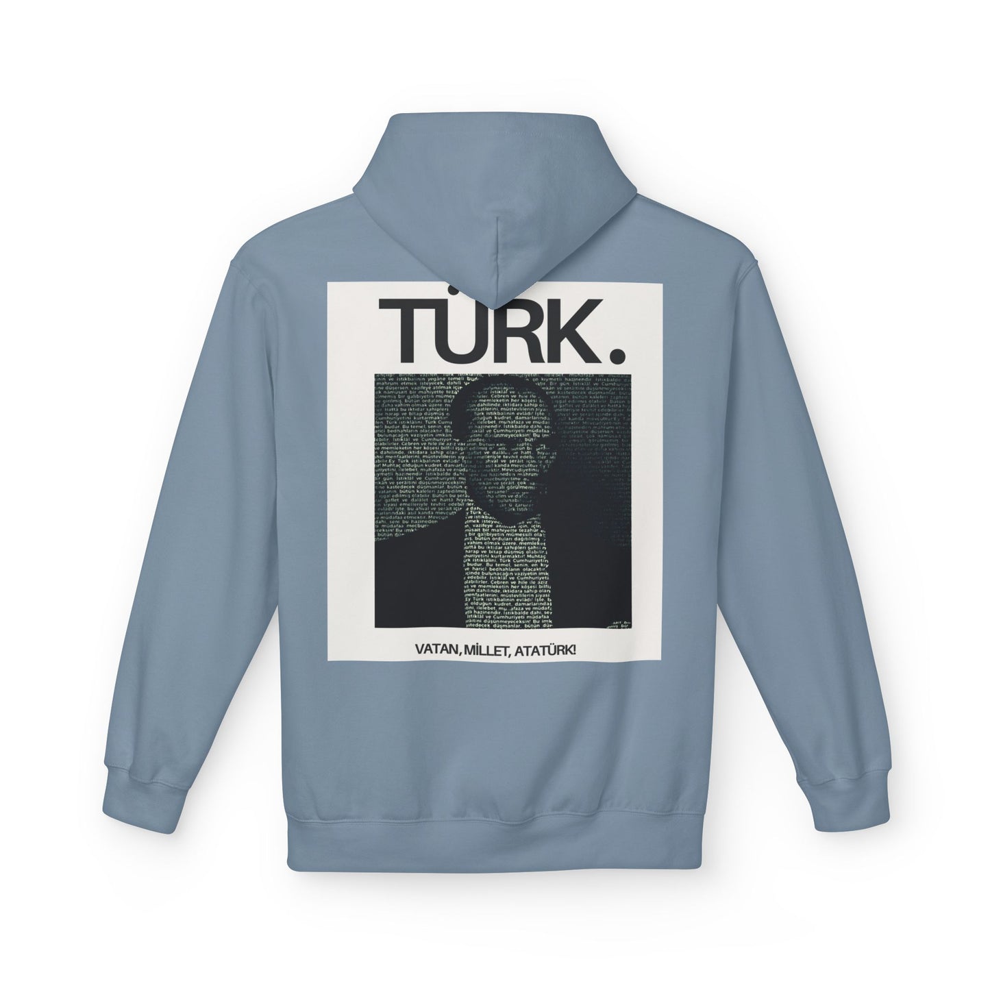 Ataturk Proud Turk Unisex Midweight Fleece Hoodie