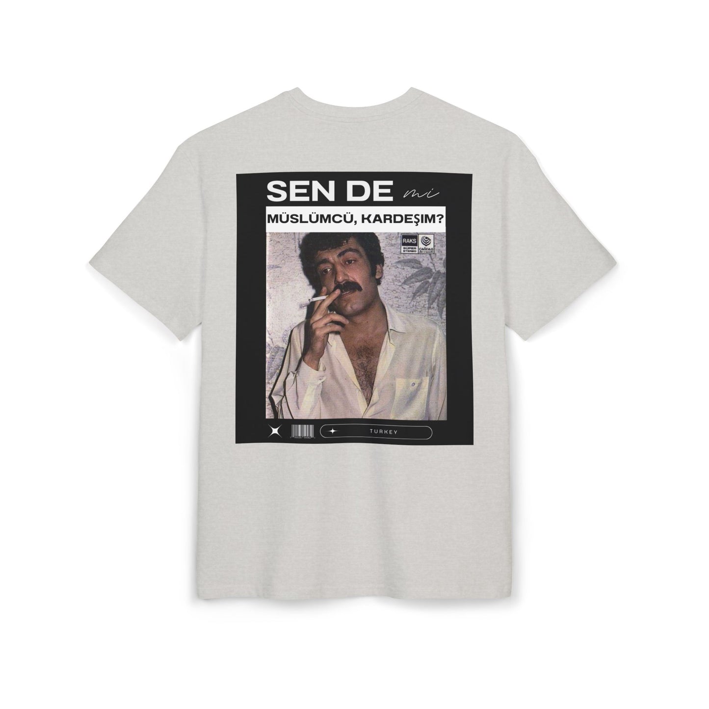 Müslüm Gürses Unisex Heavy Oversize T-Shirt