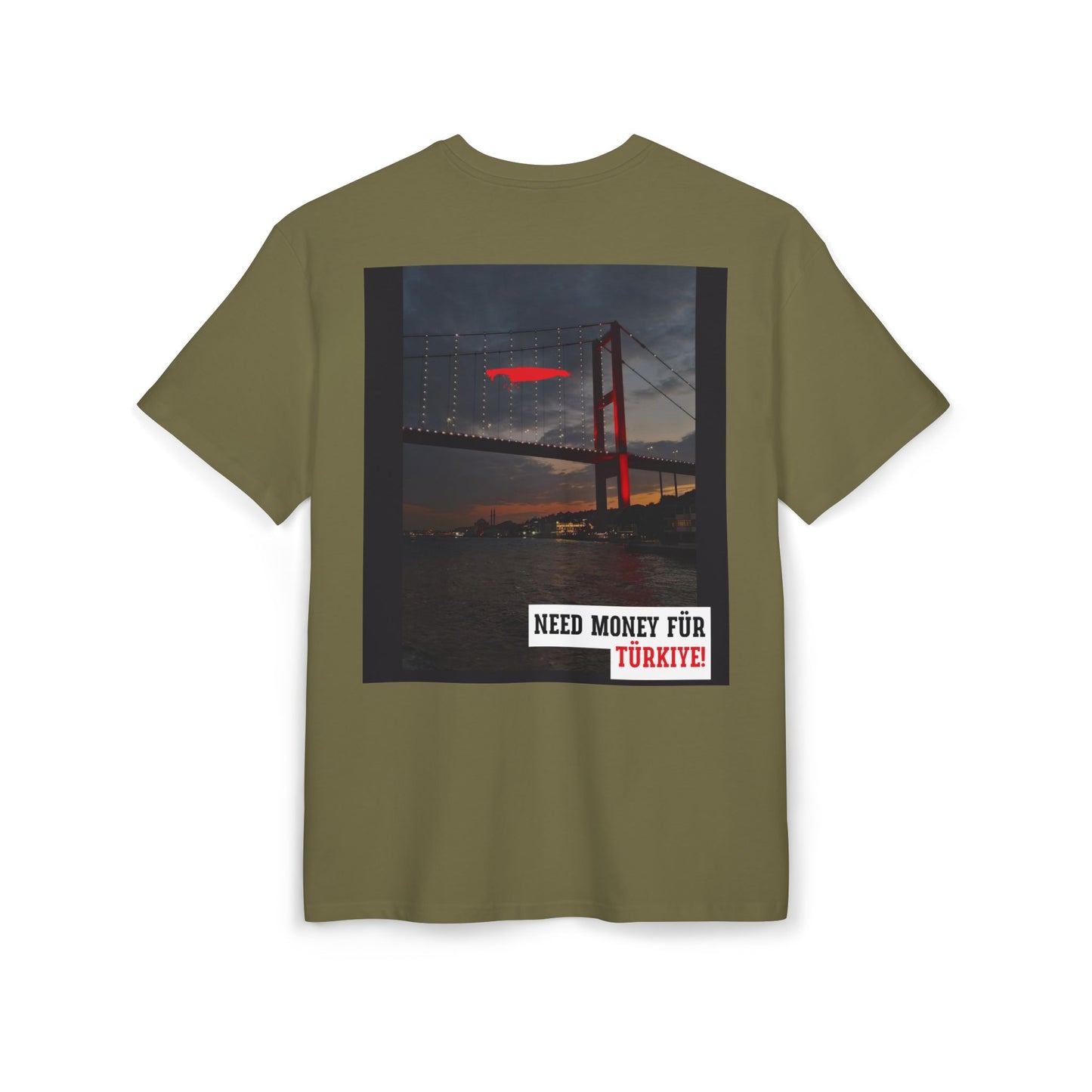 Need Money Für Türkyie Unisex Heavy Oversize T-Shirt