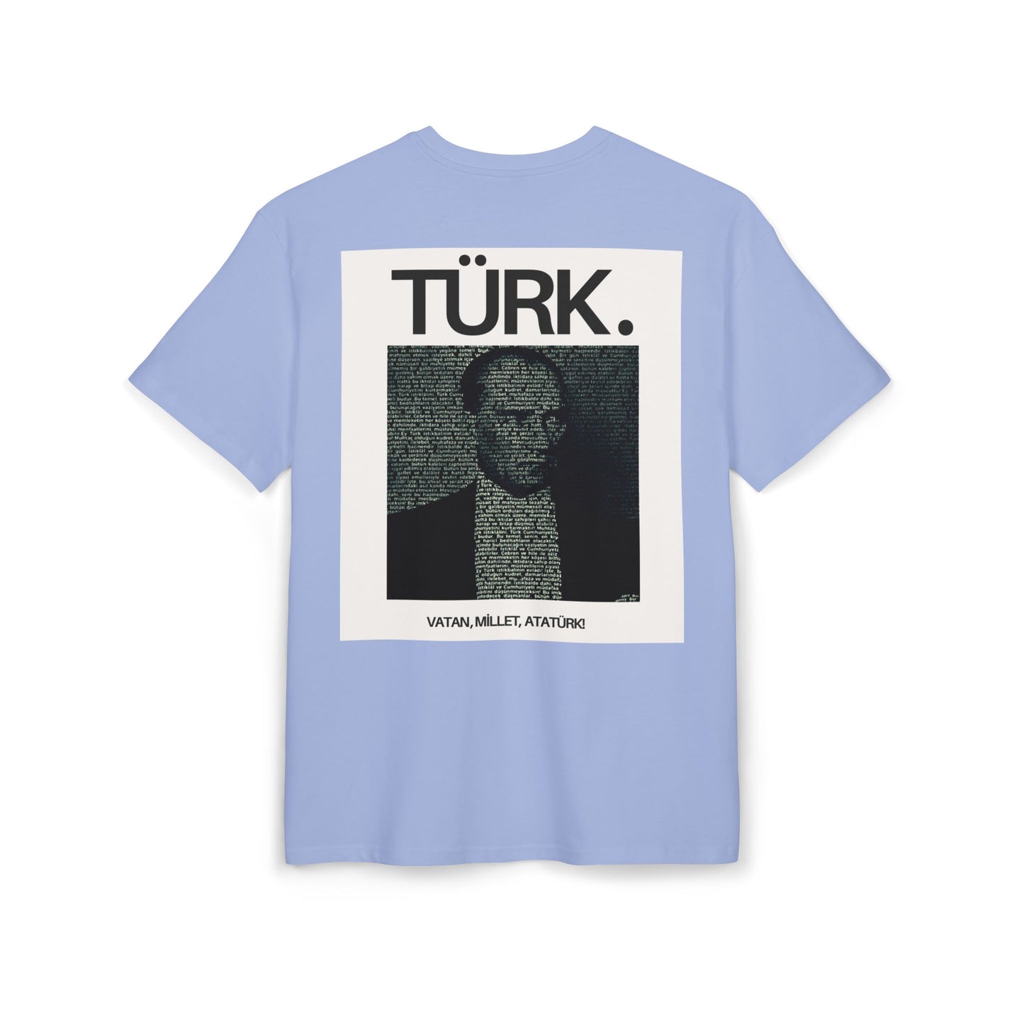 Ataturk Proud Turk Unisex Heavy Oversize T-Shirt