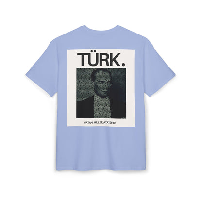 Ataturk Proud Turk Unisex Heavy Oversize T-Shirt
