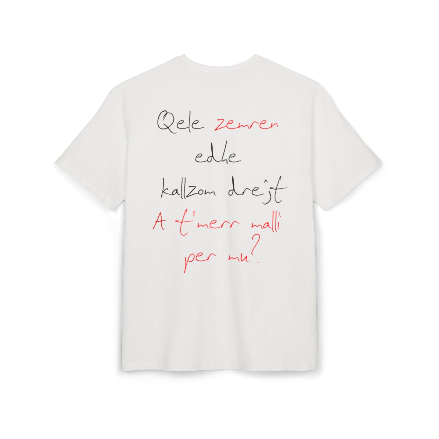 Qele Zemren Unisex Heavy Oversize T-Shirt