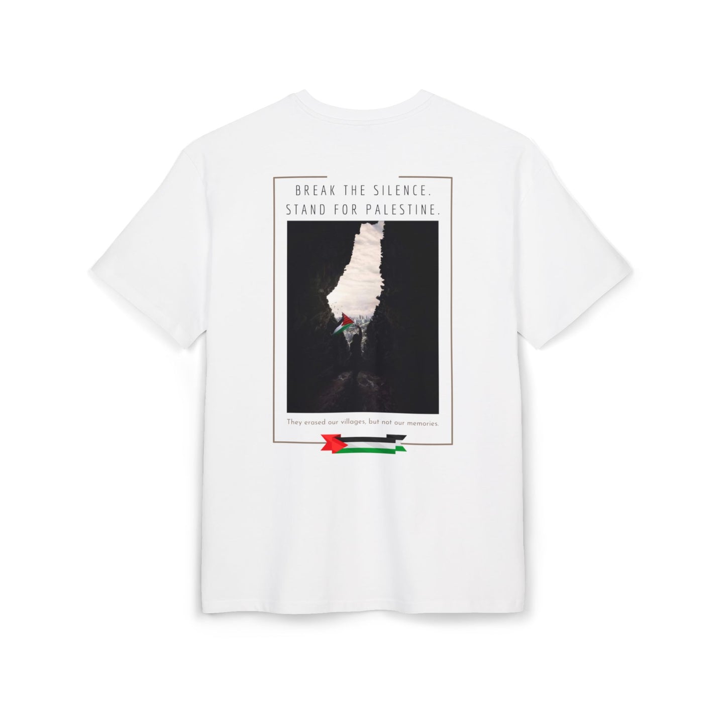 Stand For Palestine Unisex Heavy Oversize T-Shirt