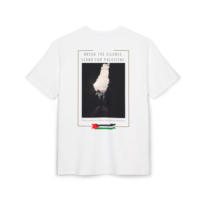 Stand For Palestine Unisex Heavy Oversize T-Shirt