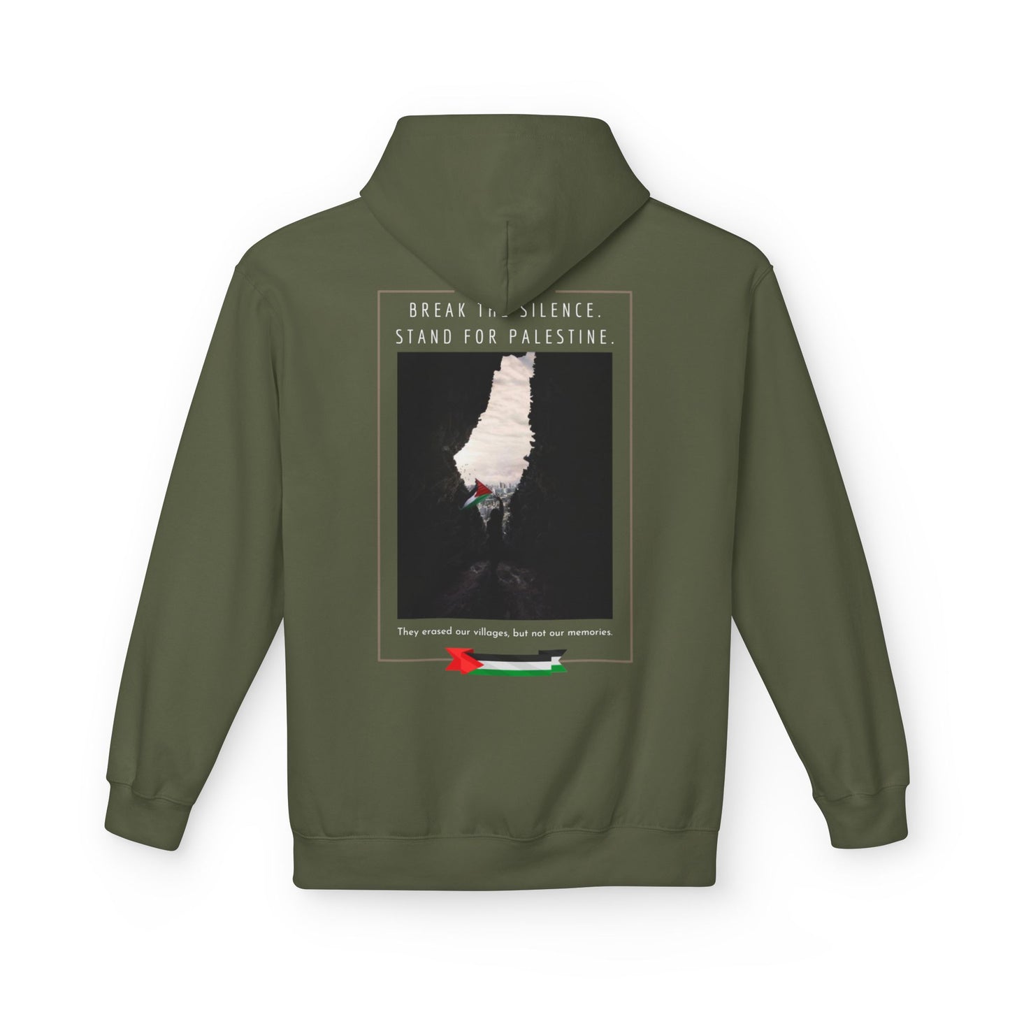 Stand For Palestine Unisex Midweight Fleece Hoodie