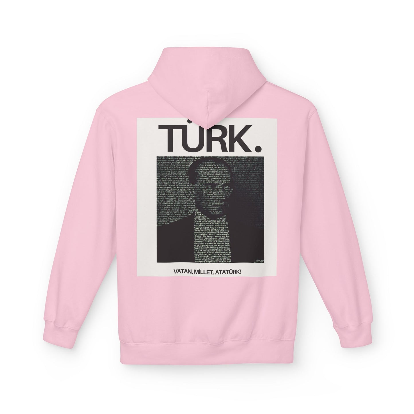 Ataturk Proud Turk Unisex Midweight Fleece Hoodie