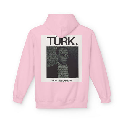 Ataturk Proud Turk Unisex Midweight Fleece Hoodie