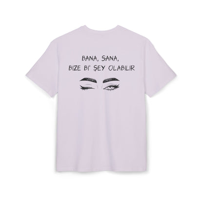 Lyrics Unisex Heavy Oversize T-Shirt