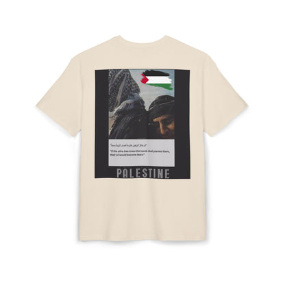 Palestine Country Unisex Heavy Oversize T-Shirt