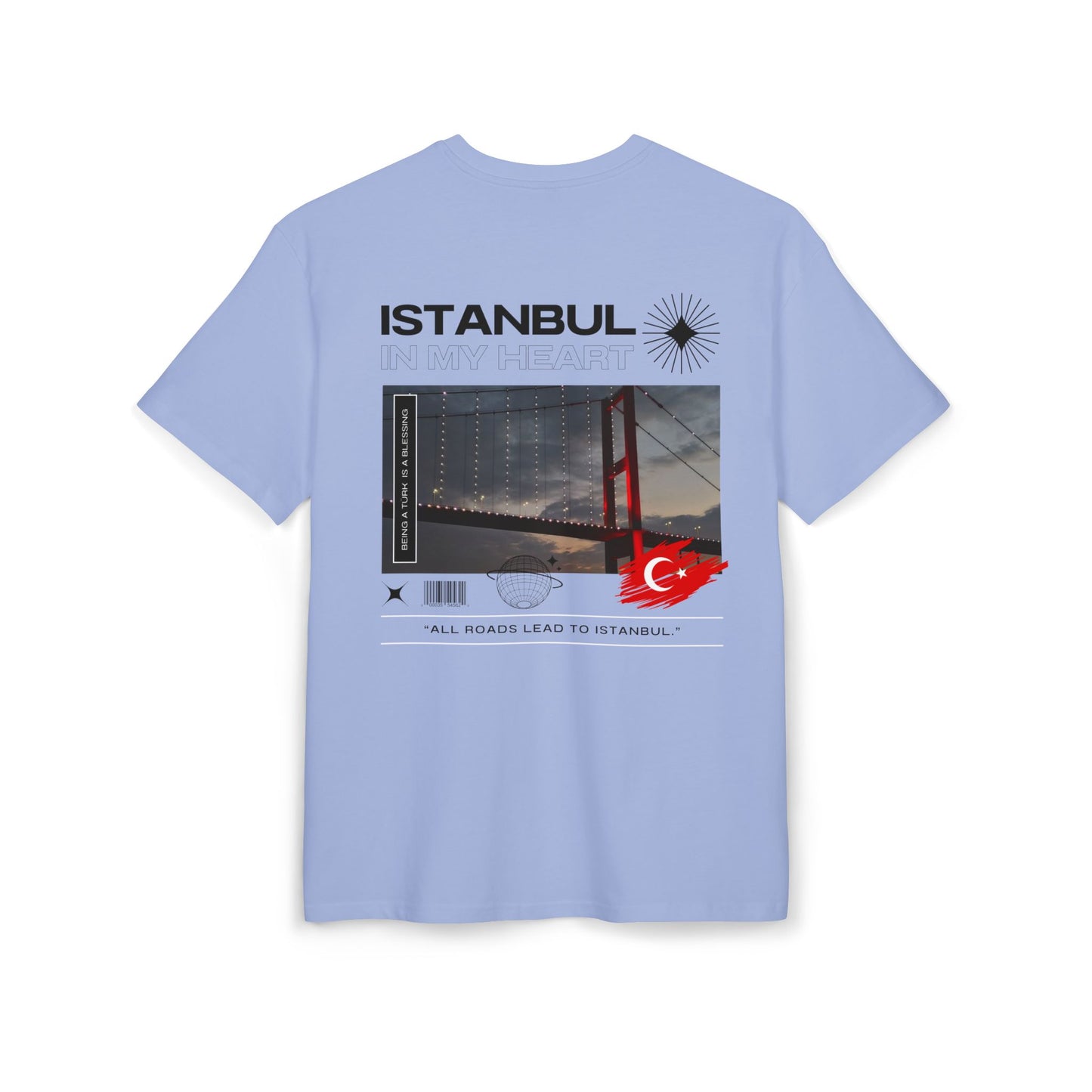 Istanbul Unisex Heavy Oversize T-Shirt