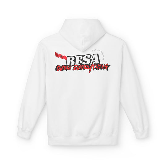 Besa Over Everything Unisex Midweight Fleece Hoodie