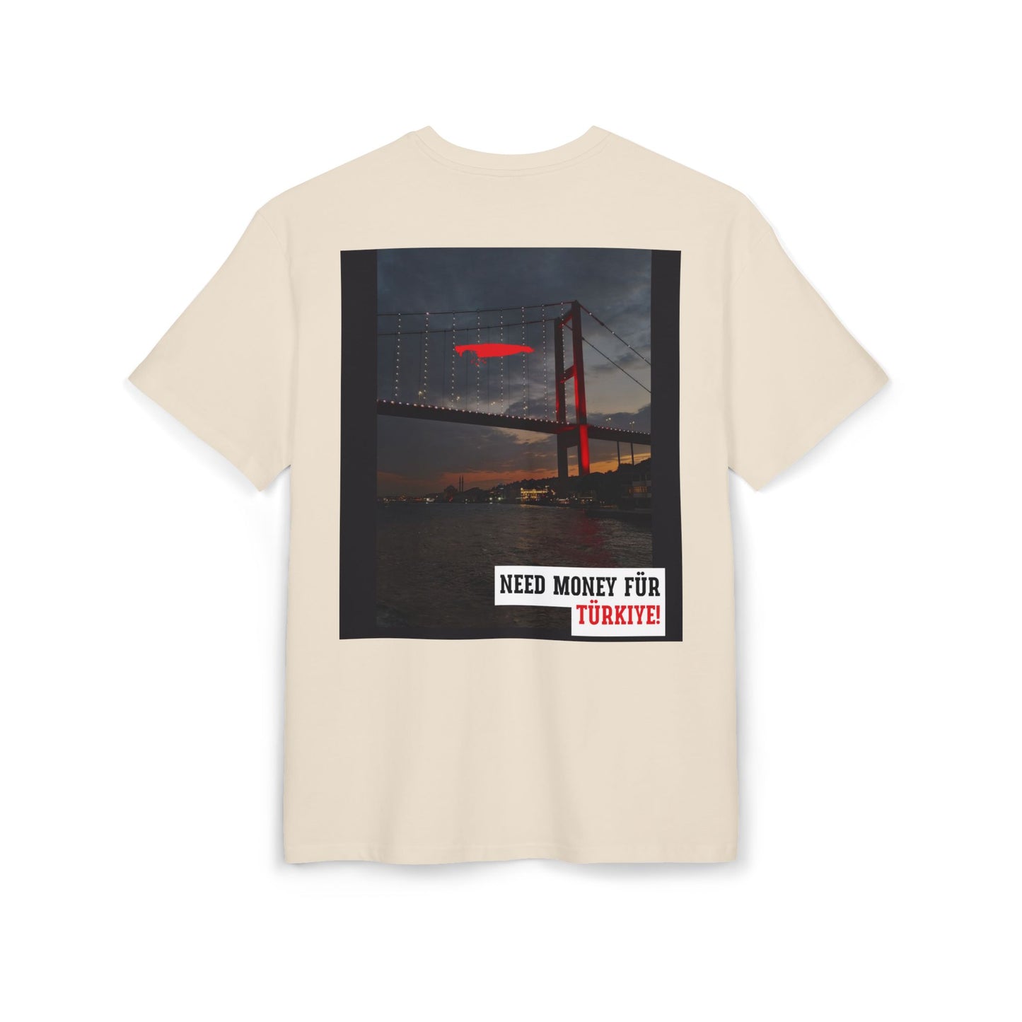 Need Money Für Türkyie Unisex Heavy Oversize T-Shirt