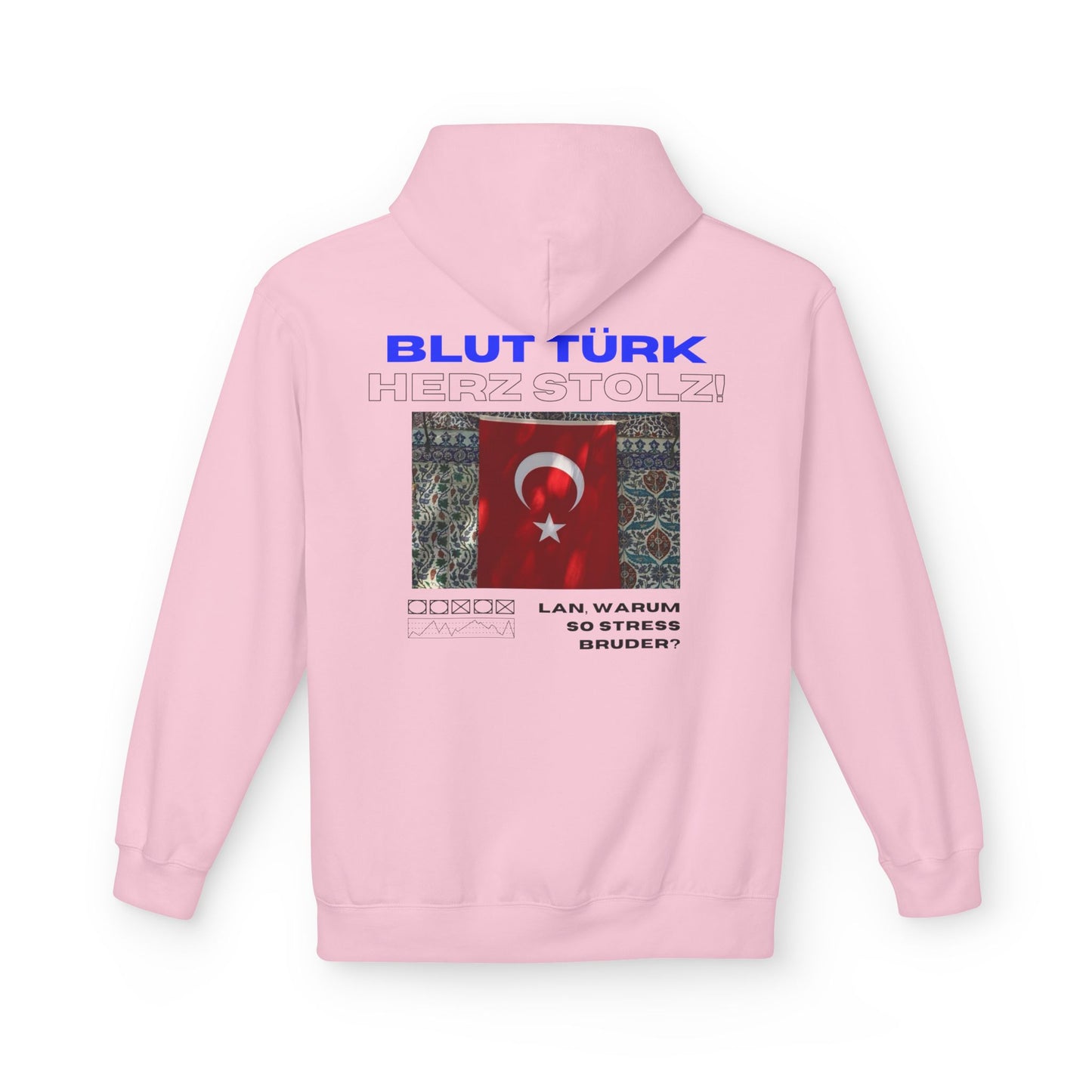 Blut Türk Unisex Midweight Fleece Hoodie